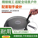 探险者（TAN XIAN ZHE）烧烤盘ZK-15加大不粘烤盘带取手多人烤肉家用户外露营烧烤盘 ZK-15烤盘+替换盘面