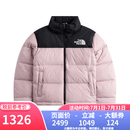 北面（The North Face）美版1996Nuptse男女款羽绒服潮牌经典户外700蓬--鸭/鹅绒随机发 NF0A3XEO女款F0I-冷雾粉 M