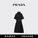 PRADA/普拉达【礼物】女士短袖再生尼龙连衣裙 黑色 36 S