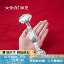 归银堂银如意足银999纯银茶宠做工精美如意摆件收藏高端送礼 100克+证书