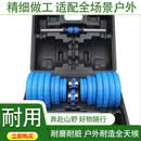 朗威哑铃男士电镀哑铃20公斤15kg30斤40运动锻炼器材家用杠铃套装亚玲 两只总重50斤塑料礼盒装+保护套 纯铁电镀实心哑铃