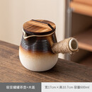 豪祥（HAOXIANG）新款冬天围炉煮茶壶茶杯炭火炉木炭烧烤套装家用户外烤奶罐泡茶器 07罐罐壶+木盖 网红款