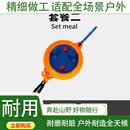 古旭同款防风晾衣绳室外晒被子绳子防滑便携加粗室内免打孔晾晒绳10米 橙色晾衣绳+固定扣+夹子