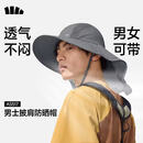 蕉下（beneunder）遮阳帽男士防晒帽夏季渔夫帽子户外钓鱼帽凉感颈后防晒AS517