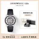 EMPORIO ARMANI阿玛尼手表男士AR1981黑武士潮流皮带机械表生日礼物送男友