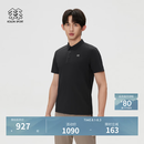 KOLON SPORT/可隆户外休闲衣 男子接触凉感遮热UPF50+ CARVICO短袖 LHPT6MN083-BK 黑色 2XL 185/104A