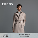 ERDOS 早秋轻盈亲肤舒适日常通勤男装经典战壕风衣 卡其 L 175/96A