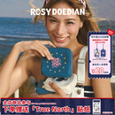 ROSYDOEDIAN包不一样 方形首饰包 收纳包便携大容量旅行外出饰品收纳包礼物 米白波点