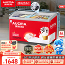 澳柯玛（AUCMA）338 升雪糕柜商超卖场海鲜生鲜速冻保鲜冰柜商用玻璃门冷冻展示柜 - 30℃深冷一级能效 SD-338HA