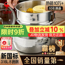 三四钢雪平锅内层316L不锈钢奶锅辅食小汤锅泡面煮锅20cm食品级一体成型