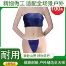 古旭同款一次性内裤美容院男女士汗蒸洗浴桑拿按摩三角裤丁字裤文胸内 一次性丁字裤+文胸=100套 均码