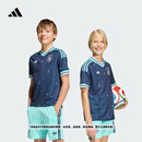 adidas大童德国国家队世界杯客场球迷版速干足球短袖球衣阿迪达斯   学院藏青蓝   164