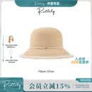 RiotLILY/艾特里里蕾丝系列帽子蕾丝花边草帽休闲礼物 小麦色 55cm-57cm 均码