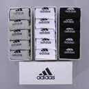 阿迪达斯（adidas）盒装5双纯棉袜吸汗防臭短筒袜四季款中筒ins鲨鱼衫裤百搭潮袜 5双白色 盒装AD短筒35-43码