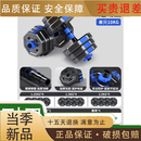 朗威同款哑铃男士家用健身青少年亚铃杠铃可调节重量锻炼器材学生宿舍 多功能哑铃+杠铃一对重40斤【75