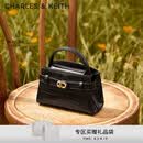 CHARLES&KEITH鳄鱼纹手提包斜挎婚包包女包生日七夕礼物送女友CK2-50270880-1