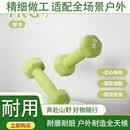 朗威小哑铃 女士一对2kg健身运动器材家用男学生瘦臂瑜伽练胸亚铃 铁芯MINI款【磨砂果绿】 5KG 单支MINI