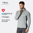 Rab睿坡Xenair Alpine户外徒步运动夹克连帽轻量金标P棉服男  QIP-41 黑色BLK M