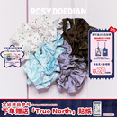 ROSYDOEDIAN 撇起系列 绣球发圈丸子头低马尾扎发头绳发圈 棕色波点