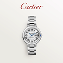卡地亚（Cartier）瑞士手表男女蓝气球系列机械表泡泡机专用腕表 33mm钢带机械女表