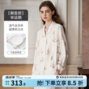 嫚熙（EMXEE）【10A抗菌】孕妇装月子服纯棉睡衣春夏秋女士装家居服哺乳套装 幸运鹅（可拆卸胸垫无哺乳口） L（适穿115-135斤）