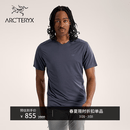 ARC'TERYX始祖鸟 KADEM CREW SS 男子 运动短袖T恤 DK STRATUS HEATHER/深层云蓝 L