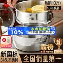 三四钢雪平锅内层316L不锈钢奶锅辅食小汤锅泡面煮锅20cm食品级一体成型