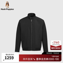 暇步士（Hush Puppies）【休闲气质】男装春秋新款立挺帅气立领夹克 曜石黑 XL