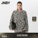 JNBY春夏毛针织衫polo领宽松套头5P1314860 129/米色系 S