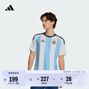 adidas阿根廷队国家队世界杯主场助威版足球短袖球衣男装阿迪达斯   白/冰晶蓝   L