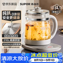 苏泊尔（SUPOR）1.5L纯钛养生壶煮茶壶烧水壶电热水壶恒温水壶调奶器煮茶器花茶壶316L不锈钢0涂层0胶水SW-15YQ64