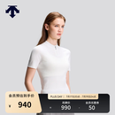 迪桑特（DESCENTE）WOMEN’S BLEU女士亲肤半拉连修身短袖针织套头衫 WT-白色 M (165/84A)