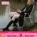 HUNTER雨靴户外露营女鞋惠灵顿经典英伦防水防滑骑士靴女长筒女靴高筒靴 哑光黑色/BLK 38