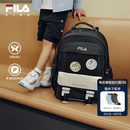 FILA斐乐儿童书包2026秋新款男女中大童蝶翼双肩包一到六年级轻便 传奇蓝-NV M