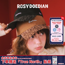 ROSYDOEDIANRDD最圆的脑壳鸭舌帽拼色豹纹遮阳棒球帽子百搭防晒透气潮流风女 黑色 均码