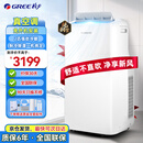 格力（GREE）移动空调冷暖一体机2匹家用客厅出租屋厨房空调强劲制热小型无外机免安装立式空调KYR-40/NARA1B