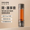 朴郁（PUYU）黑科技漫享壶车载茶水分离水杯母婴材质tritan旅行水杯 【新品】茶水分离车载泡茶壶