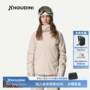 Houdini胡丁尼Ride Insulated飞车户外女冬防风保暖滑雪棉服外套 Sandstorm（沙尘灰） M