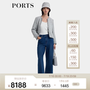 PORTS宝姿女装秋冬短外套 静谧灰 M (6)
