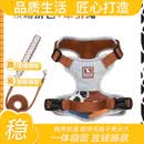 嬉皮狗（）同款狗狗牵引绳透气狗绳结实遛狗胸背带大中小型犬外出防爆冲 牧场拼色【胸背+1.5m配套不勒手圆绳】 M 胸围69-81 约38-60斤