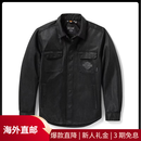 哈雷戴维森（Harley-Davidson）男士 Operative 2.0 黑色网眼骑行夹克透气 D3O 防护机车衬衫外套 黑色 L