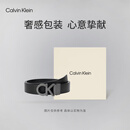 Calvin KleinJeans【七夕礼物】男真皮商务休闲ck双面字母带头牛皮革腰带皮带
