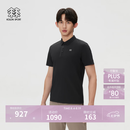 KOLON SPORT/可隆户外休闲衣 男子接触凉感遮热UPF50+ CARVICO短袖 LHPT6MN083-BK 黑色 2XL 185/104A