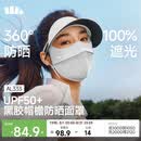 蕉下（beneunder）脸基尼防晒口罩女防紫外线夏季冰丝骑行帽檐全脸防晒面罩AL333