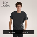 ARC'TERYX始祖鸟 MOTUS CREW ARC'WORD SS 男子 运动短袖T恤 BLACK HEATHER/黑灰色 M