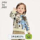 jnby by JNBY江南布衣婴童短款童趣开衫毛衫绒感简约大方秋男女童YP8311310 129/米色系 100 cm