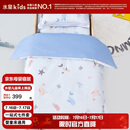 水星儿童（MERCURY Kids）水星家纺 幼儿园抗菌七件套(海蓝色/海洋)0.6-1m床 婴幼儿A类