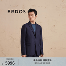 ERDOS 西装休闲干练商务优雅修身男西服外套 藏蓝 XL 180/100A