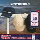 ROSYDOEDIAN圆圆的脑壳 抽绳鸭舌帽 韩版百搭软顶显脸小防晒遮阳帽子 黑色 均码