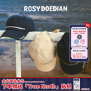 ROSYDOEDIAN圆圆的脑壳 抽绳鸭舌帽 韩版百搭软顶显脸小防晒遮阳帽子棒球帽 黑色 均码